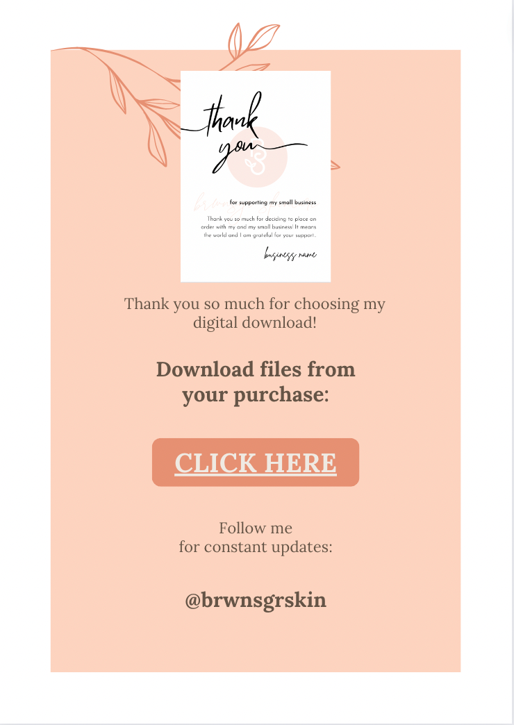 Thank You Card Download - Simple