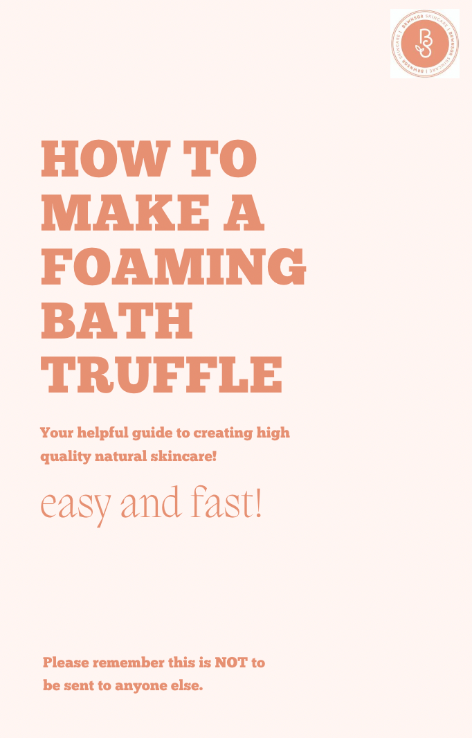 Bath Truffle (Bubble Bars) Formula