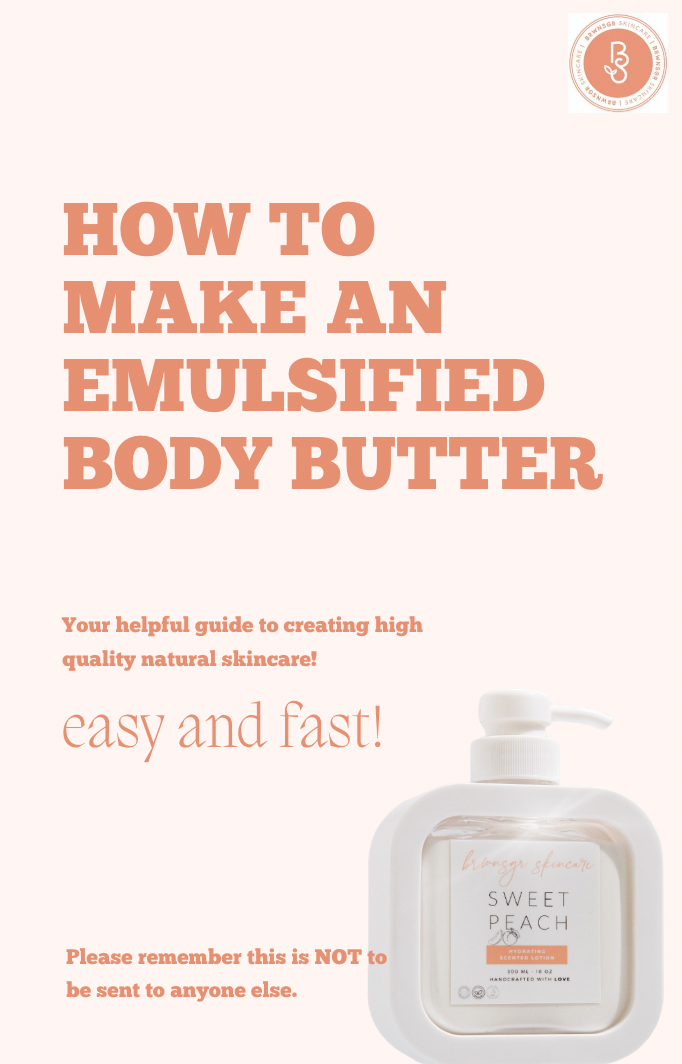 NEW - Emulsified Body Butter Formula