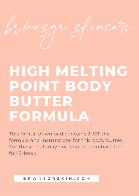 High Melting Point Butter Formula