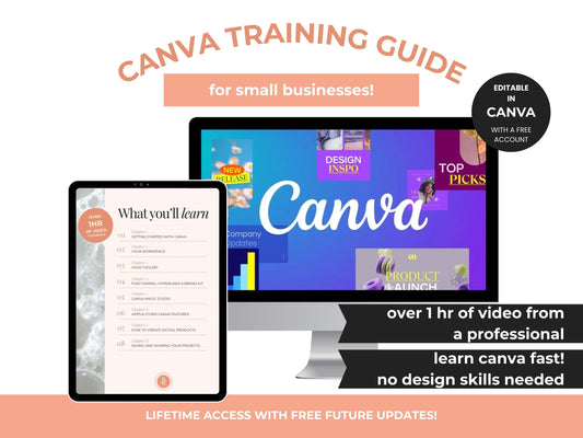 ULTIMATE Canva Training Guide for Small Business Owners!!