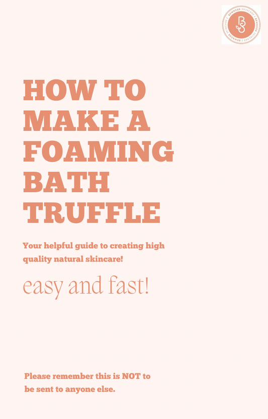 Bath Truffle (Bubble Bars) Formula